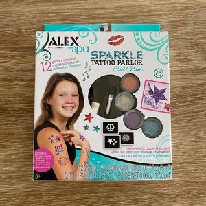 Alex Spa Kids’ Sparkle Tattoo Parlor Craft Kit